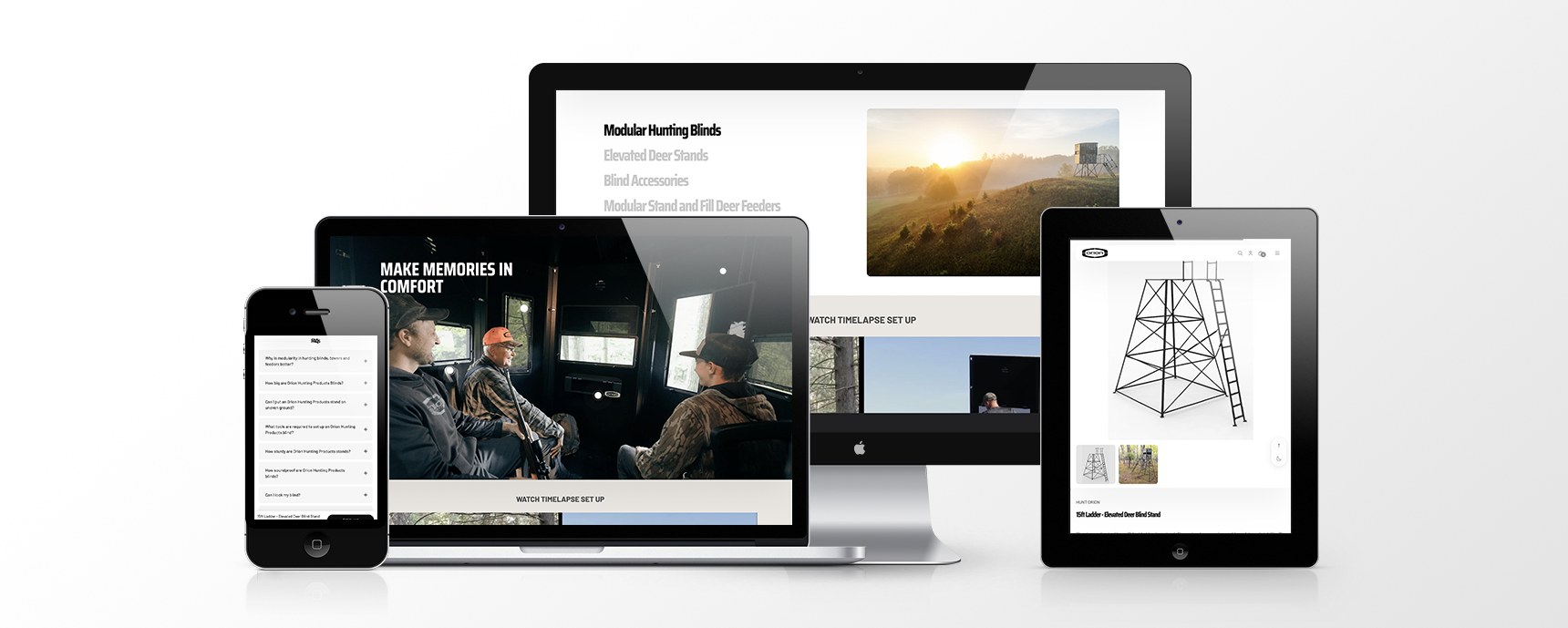 hunt orion responsive shopify website
