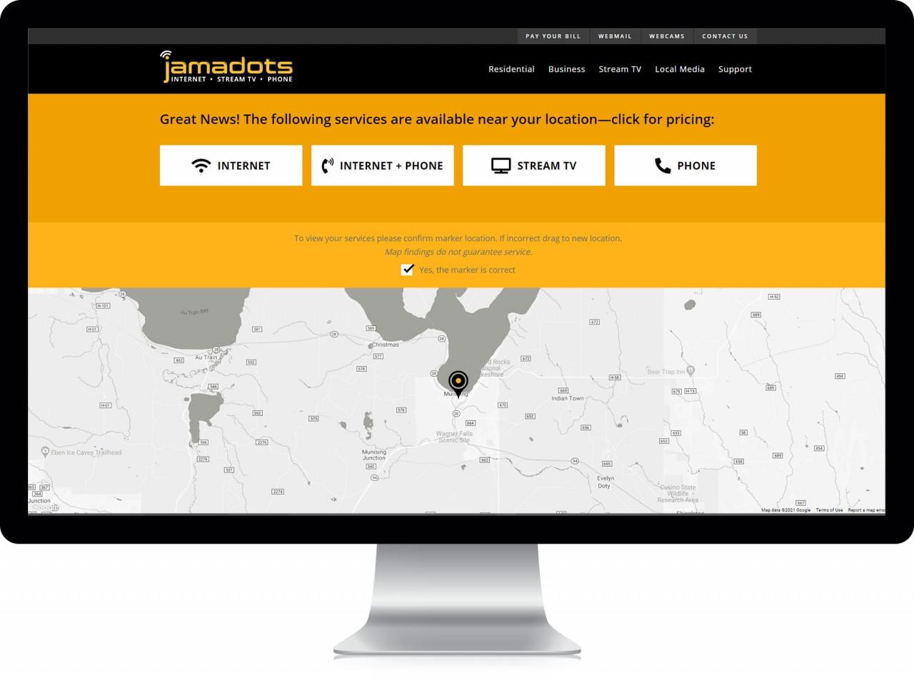 jamadots map