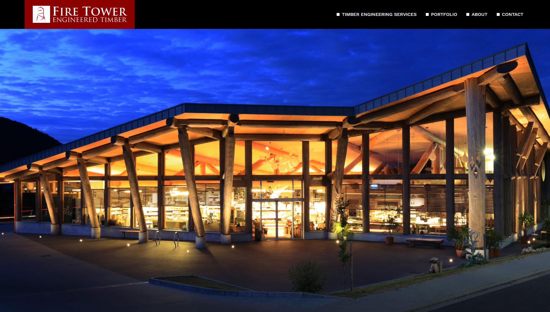 fire tower website after