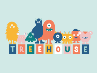 treehouse monters design illustration