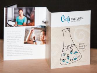 craft cultures brochure design