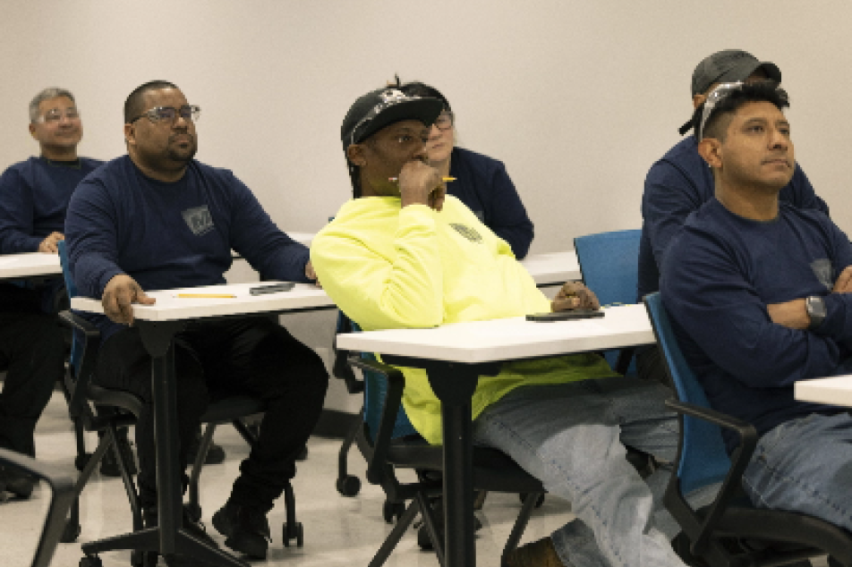Industrial employee photography