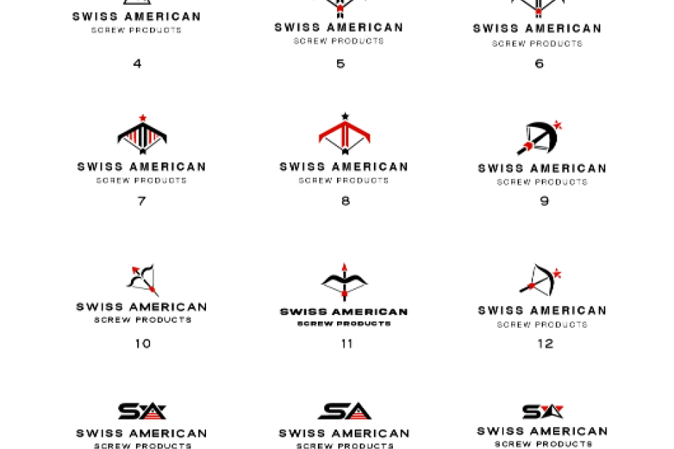 Swiss American Process Logos