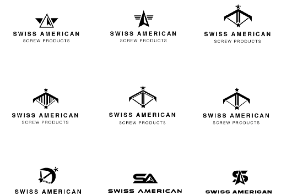 Swiss American Process Logos