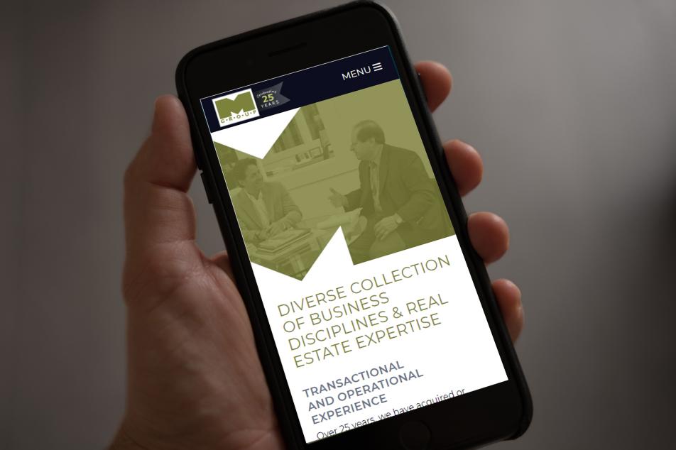 mgroup website on mobile