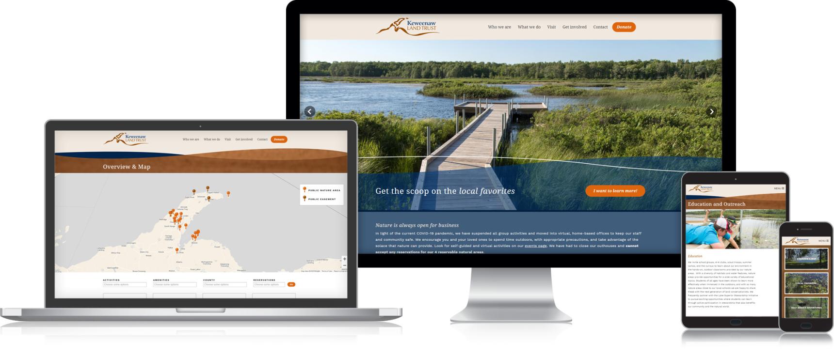 WLT responsive website