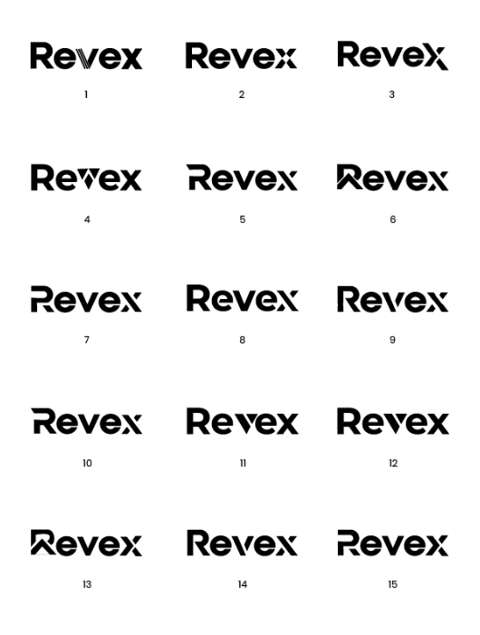 Revex Logo Progression 1