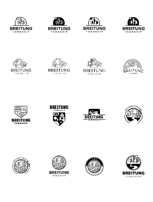 Breitung Township Logo design process
