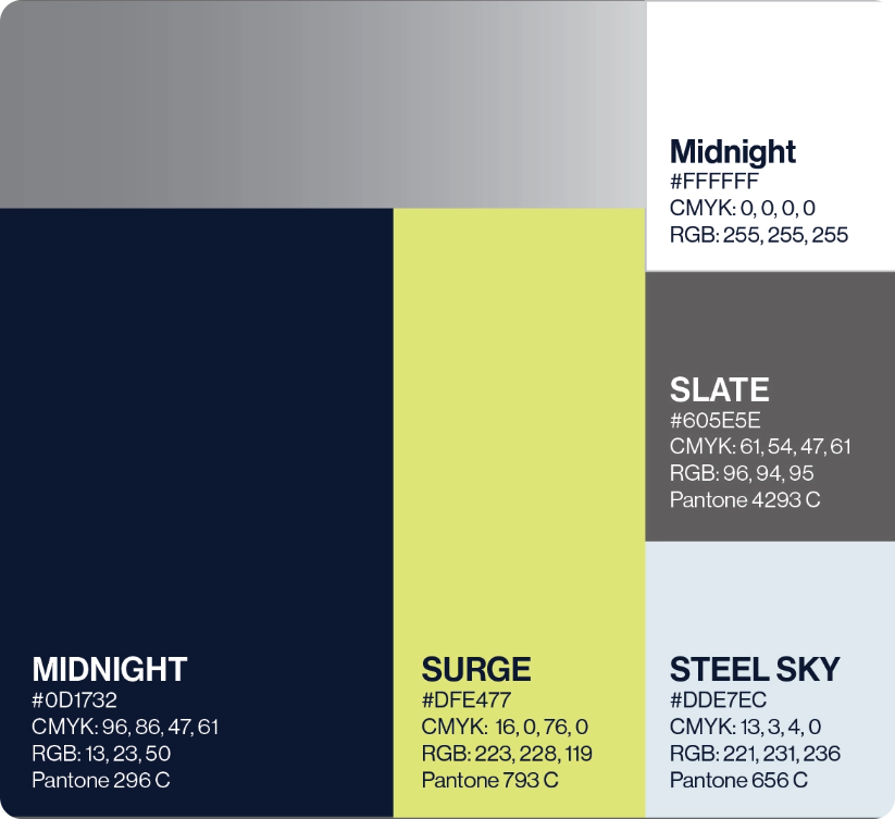 Industrial color palette