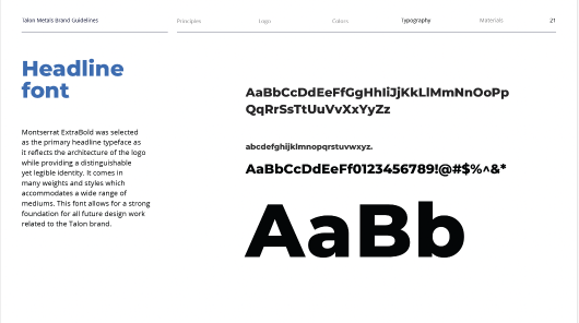 Talon Headline Font
