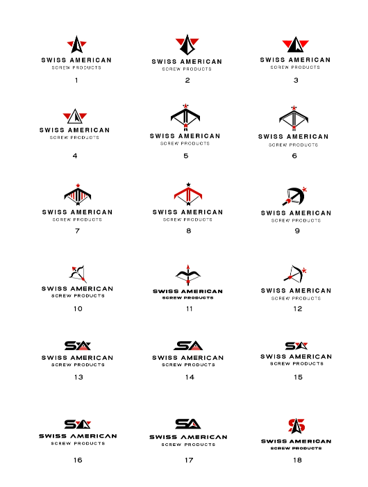 Swiss American Process Logos