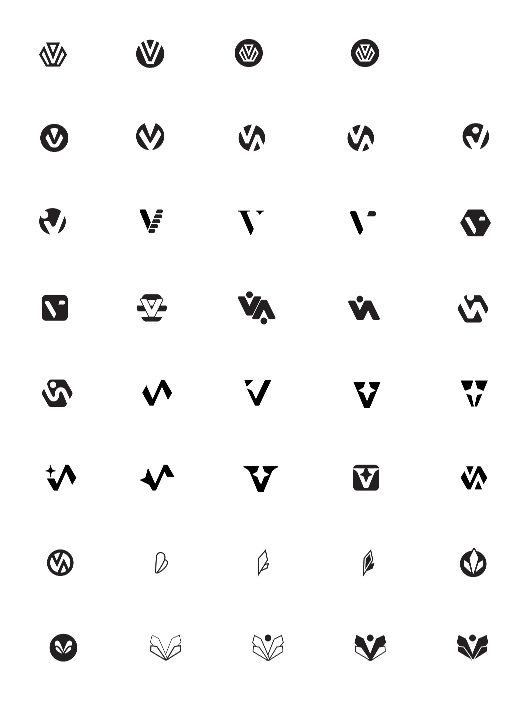 Verdigris logo design process