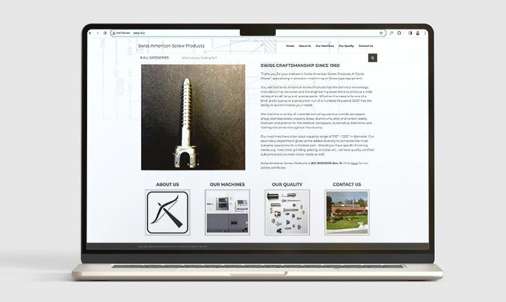 Swiss American website before