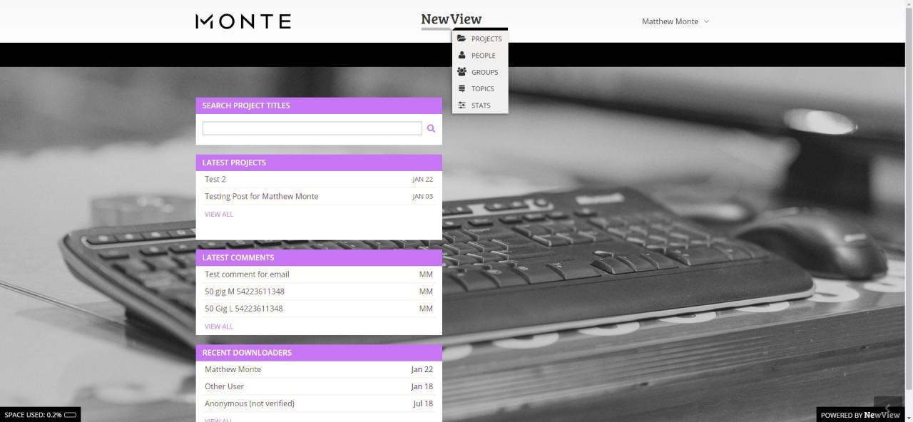 monte document management file share system
