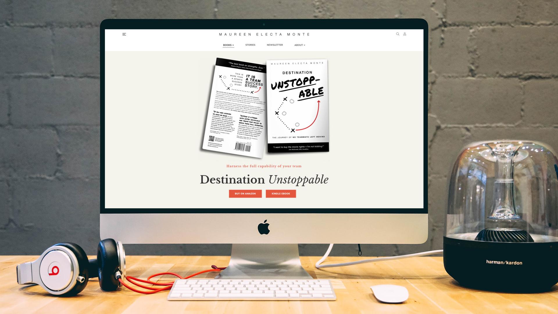Maureen Monte's Wordpress website designed and developed by Monte Consulting