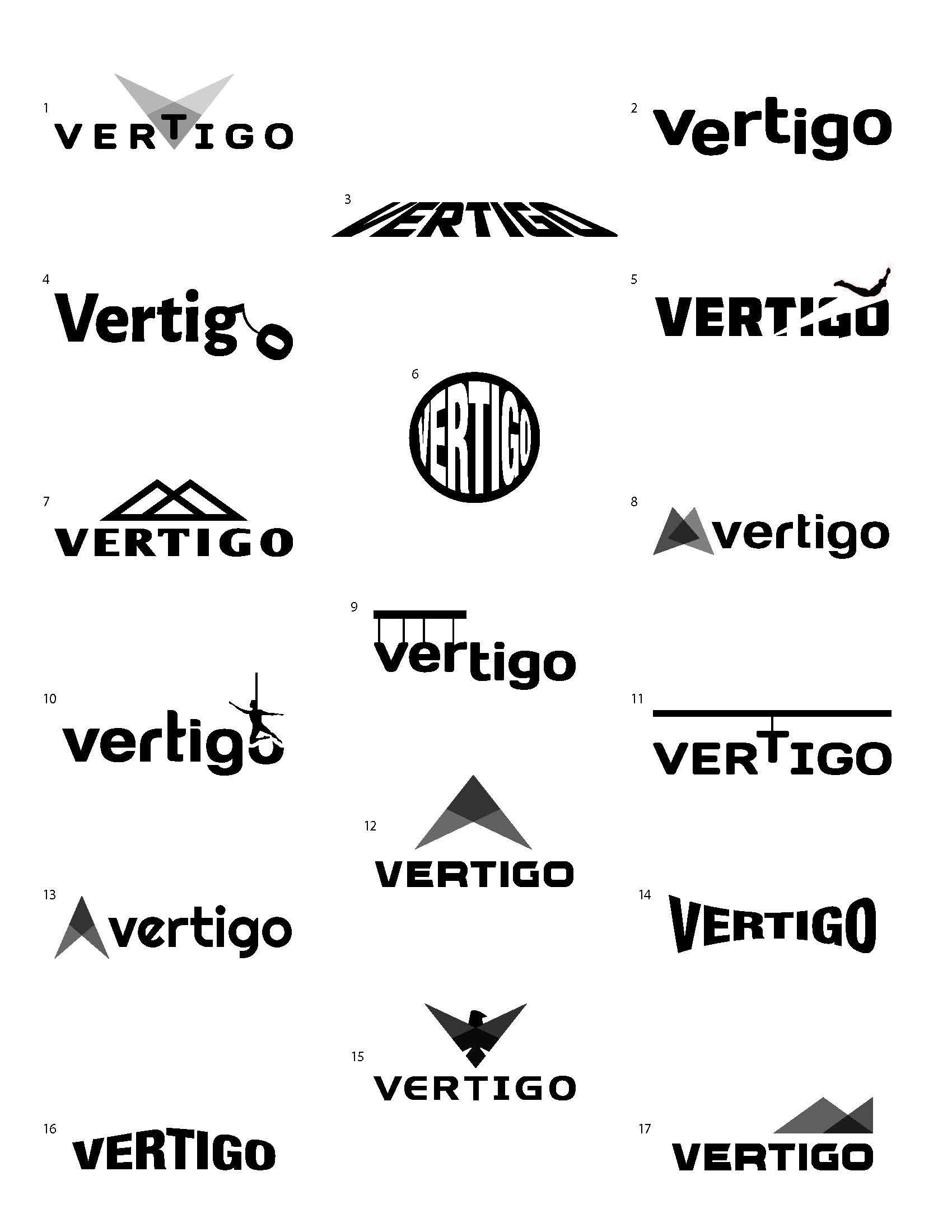 Vertigo logo design process