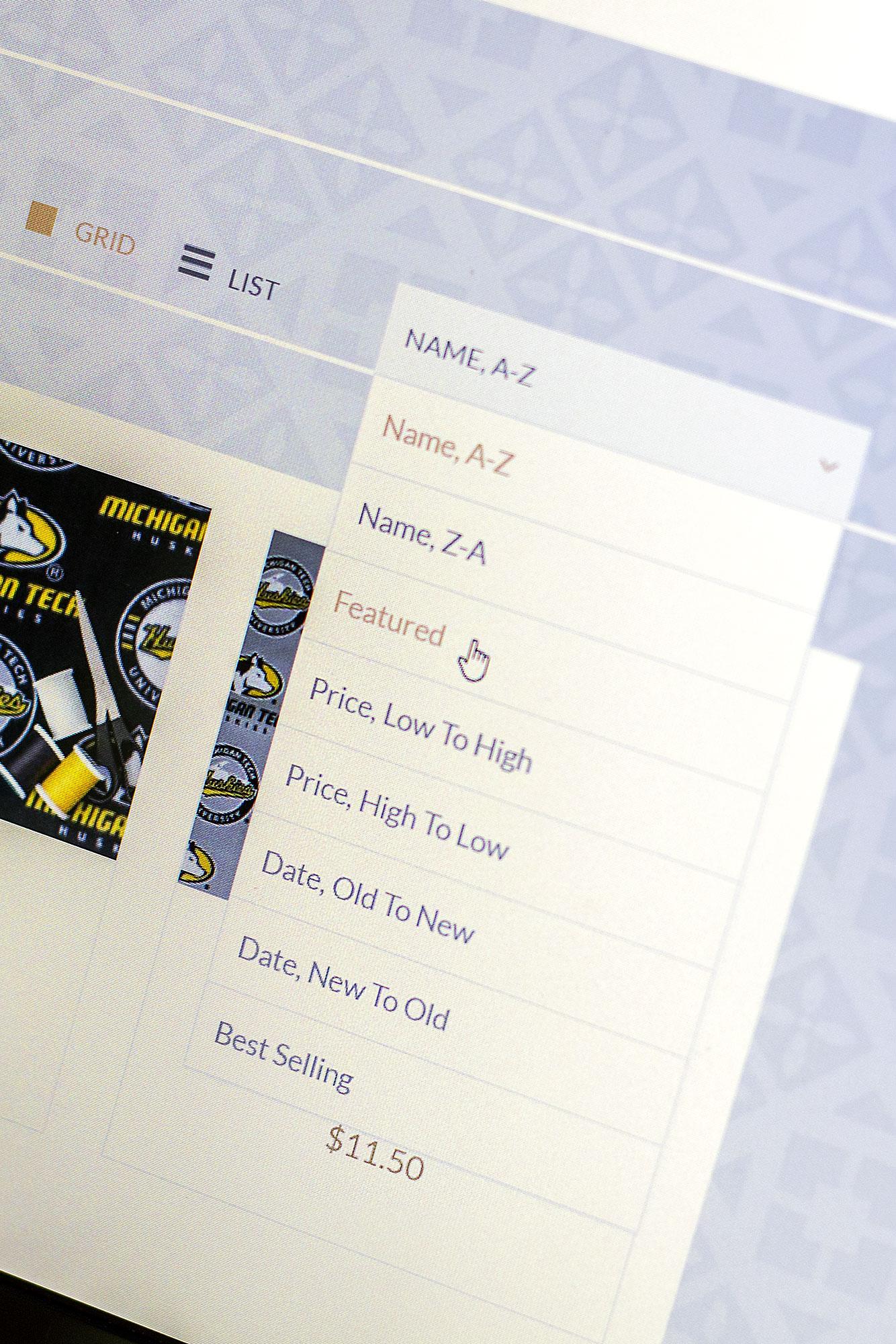 fabric website design