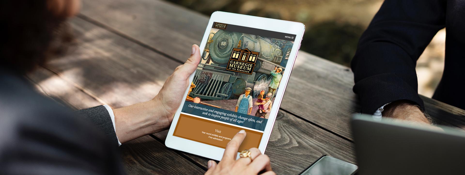 mobile friendly museum website design