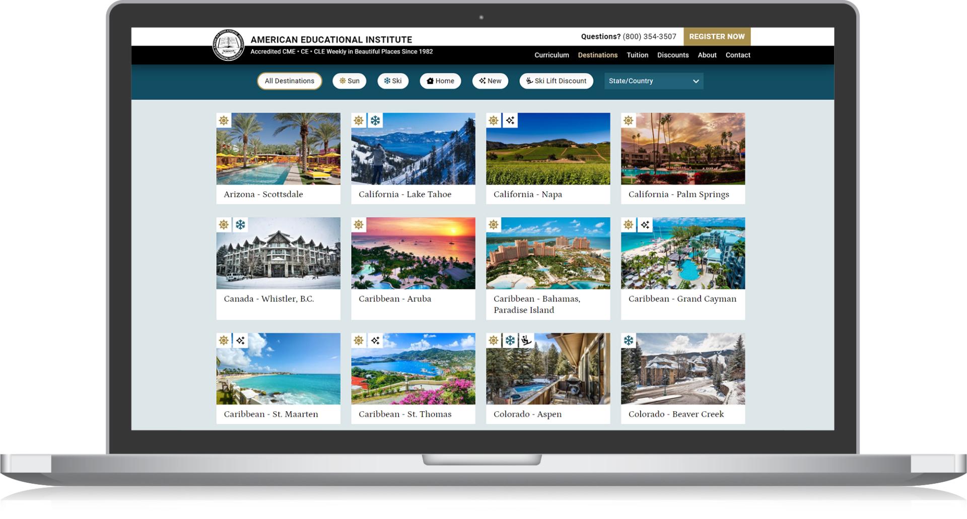 continuing education destinations design